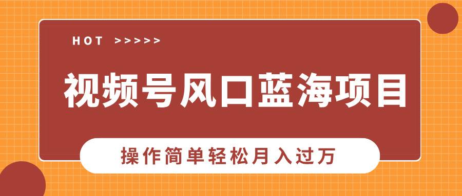 （13945期）视频号风口蓝海项目，中老年人的流量密码，操作简单轻松月入过万好创网-专注分享网络创业落地实操课程 – 全网首发_高质量项目输出好创网